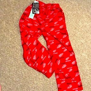 𝅺Nwt NHL licensed Red Wing Hockey lounge pants